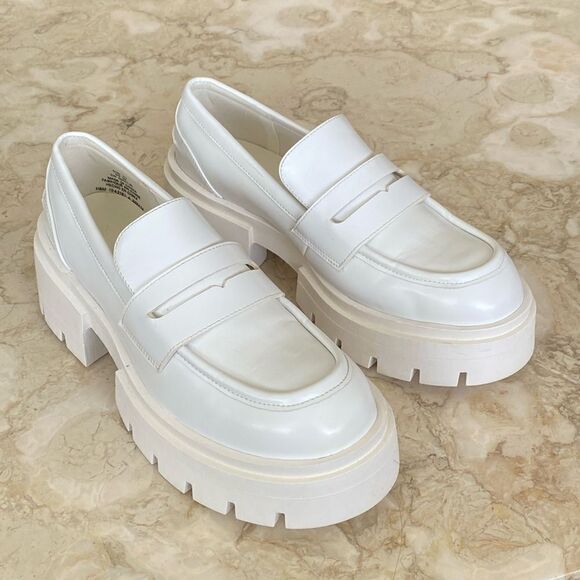 H&M Chunky Faux Leather Penny Loafers - Picture 1 of 12